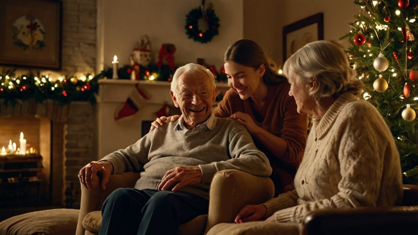 Spread the Warmth of Christmas with Purple Hearts Homecare!